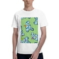 thumbnail image 1 of Bingfone Motorcycle Riding Dinosaur Men'S Loose Fit Short-Sleeve Pocket T-Shirt, 1 of 7