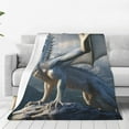 thumbnail image 1 of Bingfone Mountain White Dragon Print Flannel Fleece Blanket Throw Blanket for Bed,Sofa,Couch,Travel,Camping(60"x50" ), 1 of 8