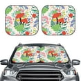 thumbnail image 1 of Bingfone Mushroom And Frogs Windshield Sun Shade 2-Piece Foldable Car Front Window Sunshade For Most Sedans Suv Truck - Auto Sun Blocker Visor Protector Blocks Max Uv Rays - Small, 1 of 7