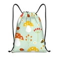 thumbnail image 1 of Bingfone Mushroom Bee Drawstrings Backpacks Bags For Men Women Gym Drawstrings Bag, 1 of 1