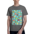 thumbnail image 1 of Bingfone Mushrooms Men'S Loose Fit Short-Sleeve Pocket T-Shirt, 1 of 7