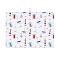 thumbnail image 1 of Bingfone Nautical Lighthouse Sailboat ,18" X 24"Dish Drying Mat For Kitchen Counter,Ultra Absorbent Microfiber, 1 of 9