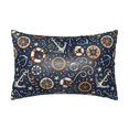 thumbnail image 1 of Bingfone Nautical Print Satin Pillowcase for Hair - Standard Size with Zipper Silky & Soft Pillow Covers,20x30 inches, 1 of 8