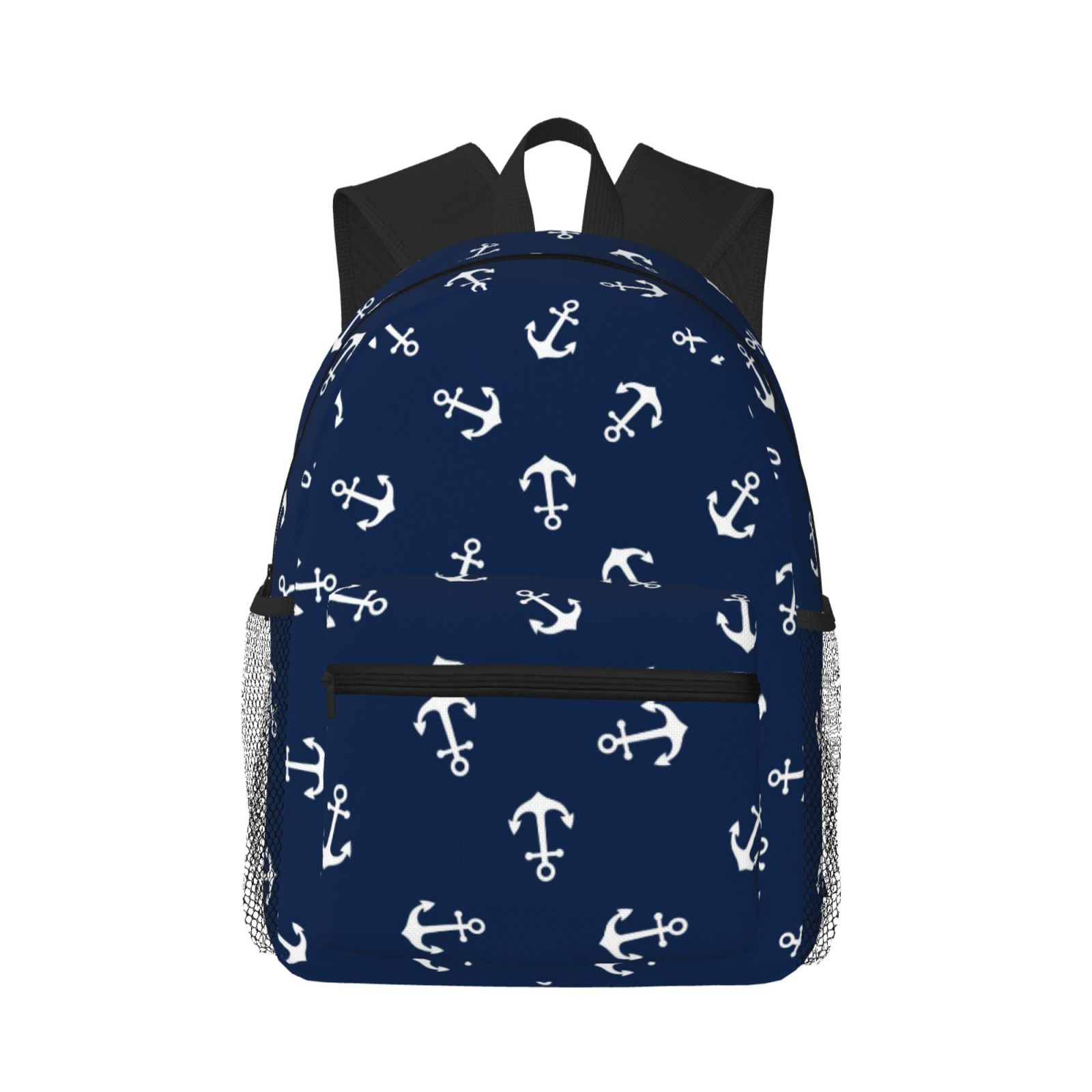Bingfone Nautical Themed Simple Anchors Kids Backpack Girls And Boys