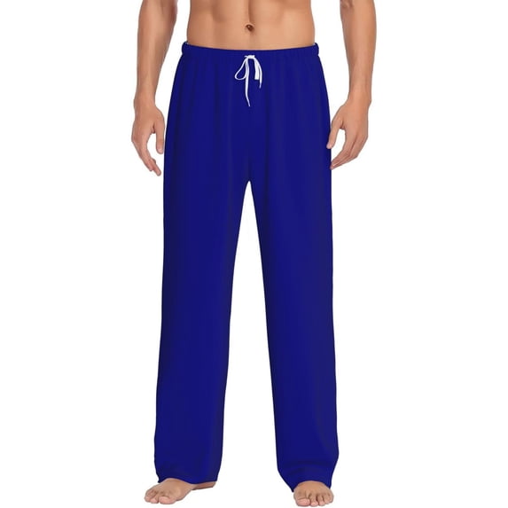 Bingfone Navy Mens All Over Print Sleep Pajama Pants-Xx-Large