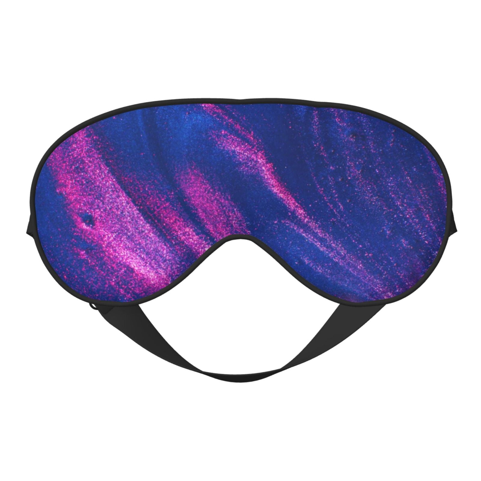 View of Bingfone Neon Gradient Blue for Sleep Mask Eye Mask for Sleeping, Super ...
