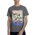 thumbnail image 1 of Bingfone Not All Those Who Wander Are Lost Men'S Loose Fit Short-Sleeve Pocket T-Shirt, 1 of 7