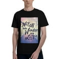 thumbnail image 1 of Bingfone Not All Those Who Wander Are Lost Men'S Loose Fit Short-Sleeve Pocket T-Shirt, 1 of 7