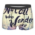 thumbnail image 1 of Bingfone Not All Those Who Wander Are Lost Men'S Underwear - Casual Stretch Boxer Briefs-Medium, 1 of 9
