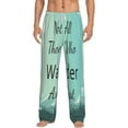 thumbnail image 1 of Bingfone Not All Those Who Wander Are Lost1 Mens All Over Print Sleep Pajama Pants-Xx-Large, 1 of 9