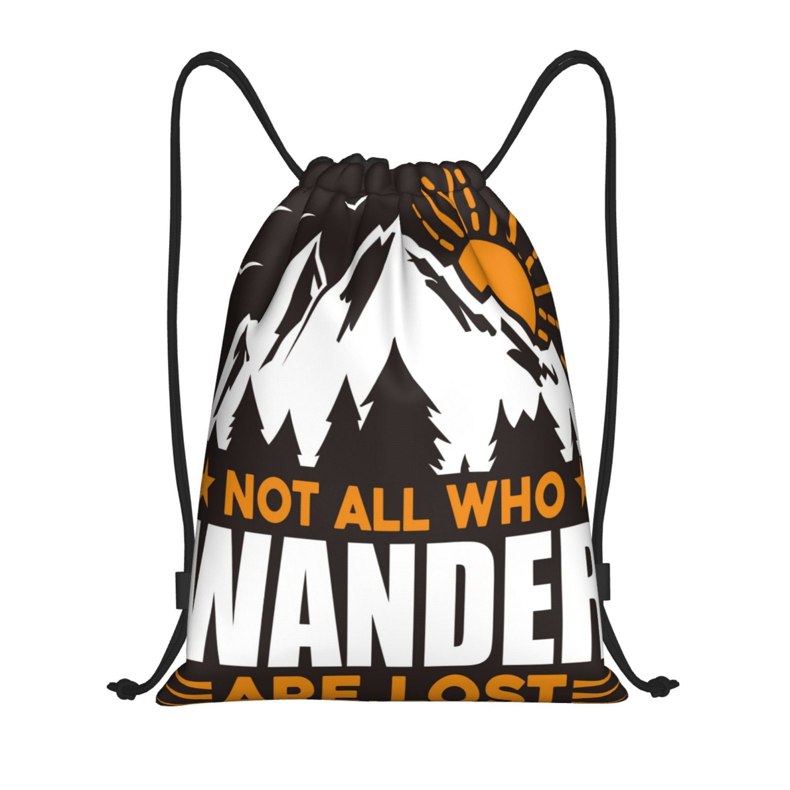 Bingfone Not All Who Wander Are Lost4 Drawstrings Backpacks Bags For ...