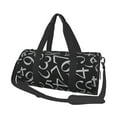 thumbnail image 1 of Bingfone Numbers Print Gym Duffle Backpack for Men Women,Travel Weekender Carry-On Bags with Detachable Back Pack Straps for Traveling Overnight Climb Sports, 1 of 8