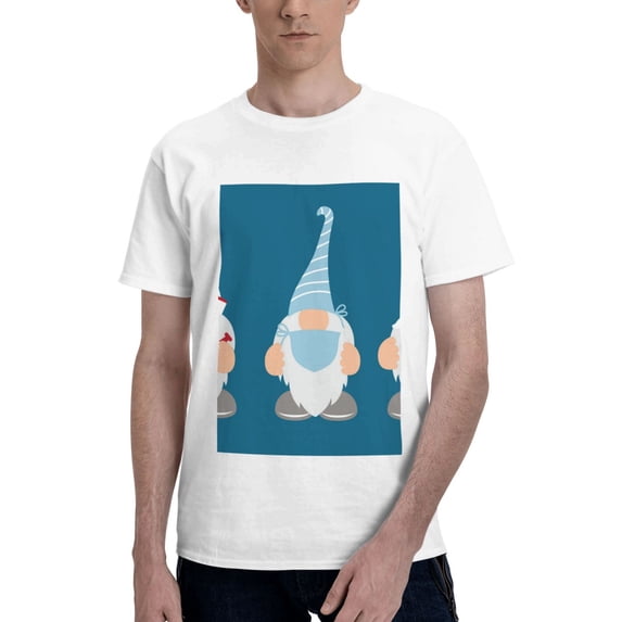 Bingfone Nurse Doctor Gnomes Men'S Loose Fit Short-Sleeve Pocket T-Shirt