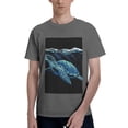 thumbnail image 1 of Bingfone Ocean Turtle Men'S Loose Fit Short-Sleeve Pocket T-Shirt, 1 of 7