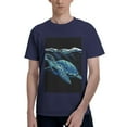 thumbnail image 1 of Bingfone Ocean Turtle Men'S Loose Fit Short-Sleeve Pocket T-Shirt, 1 of 7