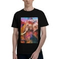 thumbnail image 1 of Bingfone Oil Paintings Of Elephants Men'S Loose Fit Short-Sleeve Pocket T-Shirt, 1 of 7