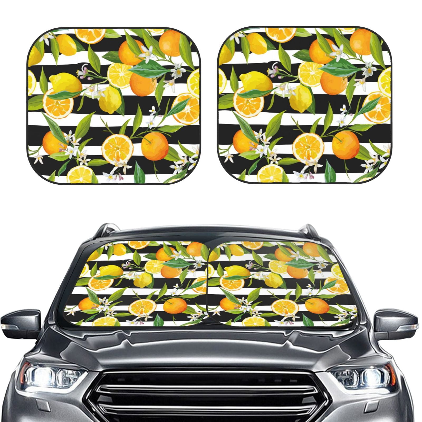 Orange Days Orange Bring Them Home Car Sun Shade 55
