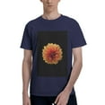 thumbnail image 1 of Bingfone Orange Dalia Men'S Loose Fit Short-Sleeve Pocket T-Shirt, 1 of 7