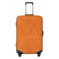 thumbnail image 1 of Bingfone Orange Glitter Luggage Cover Washable Suitcase Cover Protector Anti-scratch Suitcase cover Fits 18-32 Inch Luggage, 1 of 8