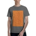 thumbnail image 1 of Bingfone Orange Glitter Men'S Loose Fit Short-Sleeve Pocket T-Shirt, 1 of 7