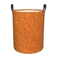 thumbnail image 1 of Bingfone Orange Glitter Waterproof Foldable Laundry Hamper Bucket With Handles For Storage Bin,Clothes Hamper (Medium), 1 of 8