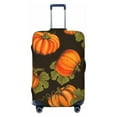 thumbnail image 1 of Bingfone Orange Pumpkin Autumn Maple Falling Leaves Luggage Cover Washable Suitcase Cover Protector Anti-Scratch Suitcase Cover Fits 18-32 Inch Luggage, 1 of 9