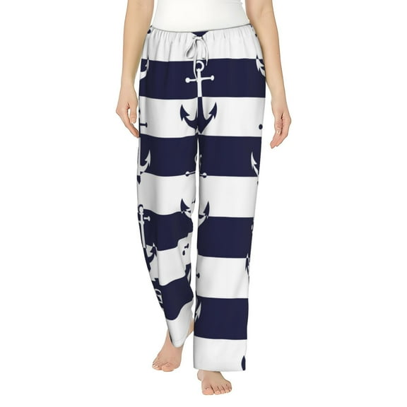 Bingfone Pajamas For Women,Anchors Pajama Pants With Pockets-Small