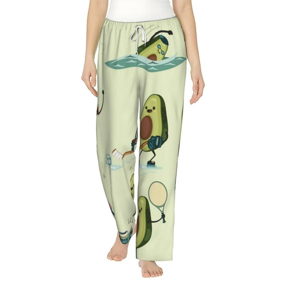 Bingfone Pajamas For Women,Avocado For Exercise Pajama Pants With Pockets-Xx-Large