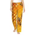 thumbnail image 1 of Bingfone Pajamas For Women,Bees On Hive Honeycomb Pajama Pants With Pockets-Xx-Large, 1 of 9