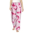 thumbnail image 1 of Bingfone Pajamas For Women,Breast Cancer Ribbons Awareness Pajama Pants With Pockets-X-Large, 1 of 9