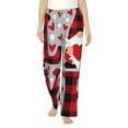 thumbnail image 1 of Bingfone Pajamas For Women,Buffalo Plaid Love And Gnome Pajama Pants With Pockets-X-Large, 1 of 9