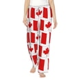 thumbnail image 1 of Bingfone Pajamas For Women,Canada Pajama Pants With Pockets-Medium, 1 of 9