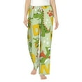 thumbnail image 1 of Bingfone Pajamas For Women,Cartoon Dinosaurs Pajama Pants With Pockets-Medium, 1 of 9