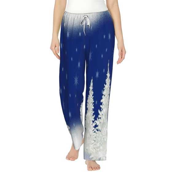 Bingfone Pajamas For Women,Christmas Fir Tree Pajama Pants With Pockets-Xx-Large
