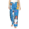 thumbnail image 1 of Bingfone Pajamas For Women,Cute Dogs Pajama Pants With Pockets-X-Large, 1 of 9
