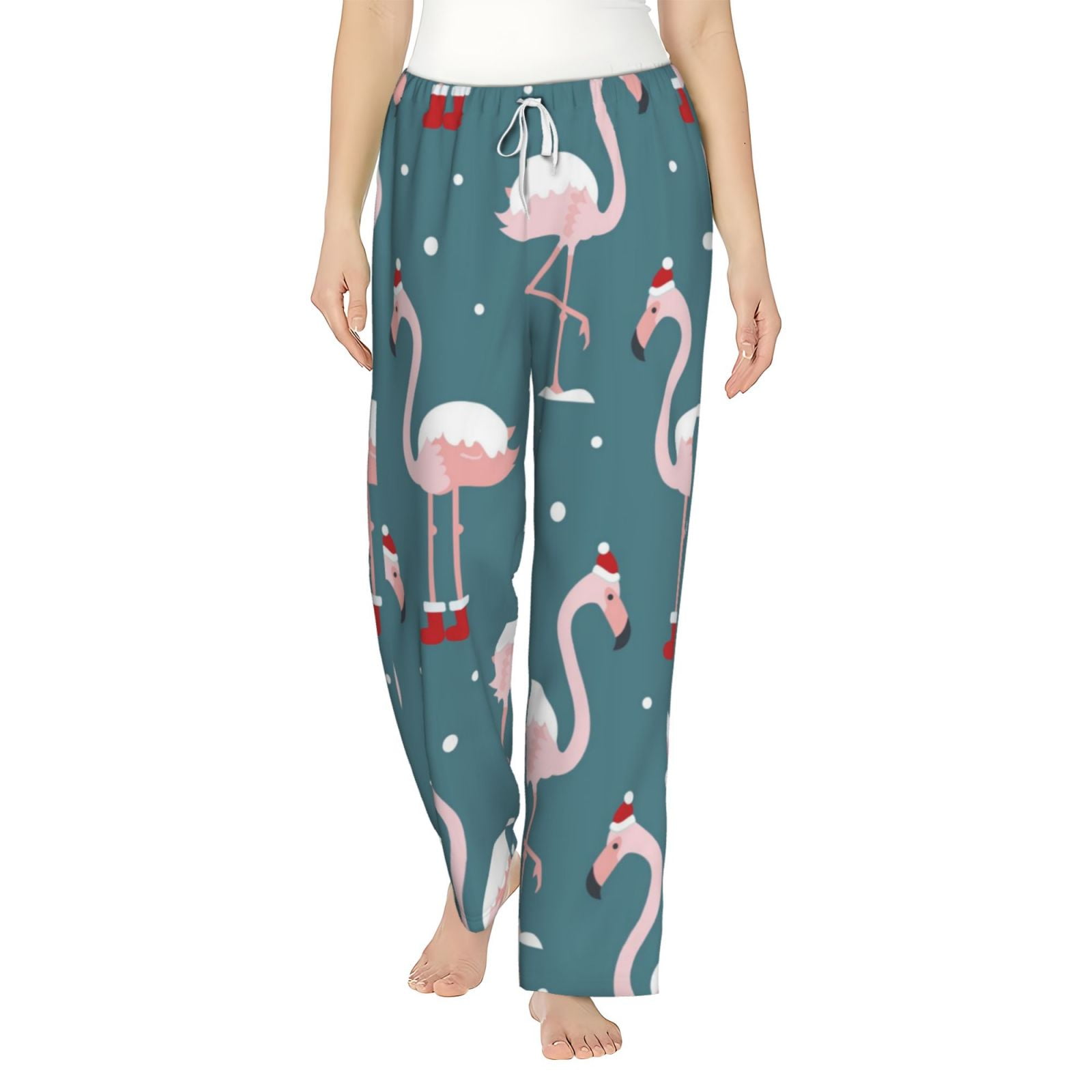 Bingfone Pajamas For Women Flamingo Pajama Pants With Pockets Xx Large