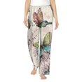 thumbnail image 1 of Bingfone Pajamas For Women,Flying Butterflies-1 Pajama Pants With Pockets-Large, 1 of 9