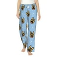 thumbnail image 1 of Bingfone Pajamas For Women,German Shepherd Puppy Pajama Pants With Pockets-Small, 1 of 9