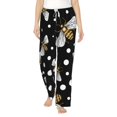 thumbnail image 1 of Bingfone Pajamas For Women,Honey Bees At Night Pajama Pants With Pockets-Xx-Large, 1 of 9