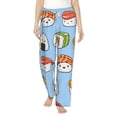 thumbnail image 1 of Bingfone Pajamas For Women,Kawaii Sushi Pajama Pants With Pockets-Medium, 1 of 9
