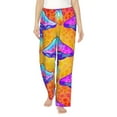 thumbnail image 1 of Bingfone Pajamas For Women,Magic Mushrooms Pajama Pants With Pockets-Small, 1 of 9