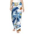 thumbnail image 1 of Bingfone Pajamas For Women,Marine Animals Pajama Pants With Pockets-X-Large, 1 of 9