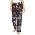 thumbnail image 1 of Bingfone Pajamas For Women,Merry Christmas Pajama Pants With Pockets-Medium, 1 of 9
