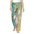 thumbnail image 1 of Bingfone Pajamas For Women,Starfish And Seashell Pajama Pants With Pockets-Medium, 1 of 9