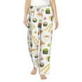 thumbnail image 1 of Bingfone Pajamas For Women,Sushi And Rolls Pajama Pants With Pockets-X-Large, 1 of 9