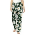 thumbnail image 1 of Bingfone Pajamas For Women,White Daisies And Bee Pajama Pants With Pockets-Xx-Large, 1 of 9