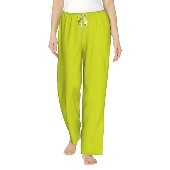 Bingfone Pajamas For Women,Yellow Pajama Pants With Pockets-Small
