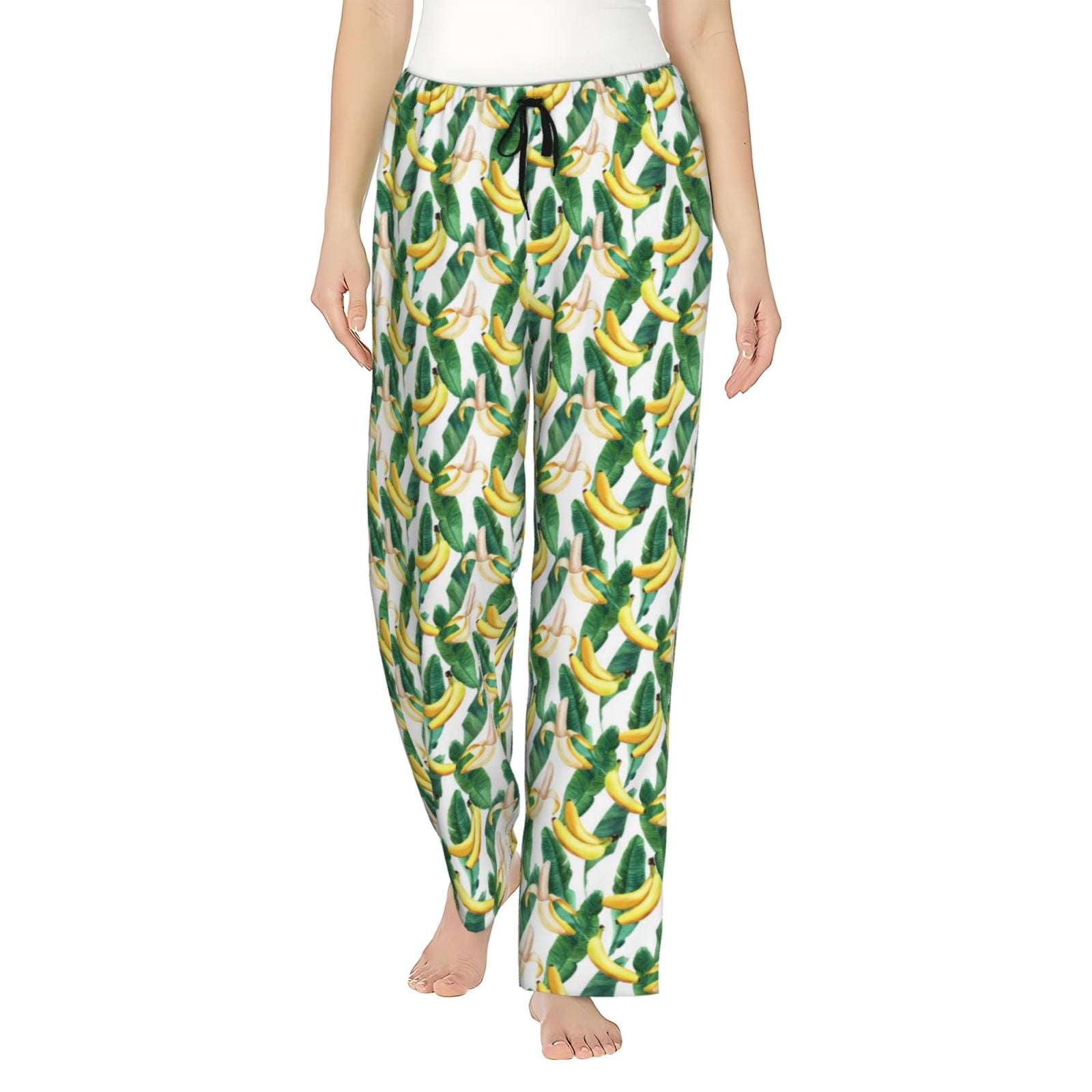 Nisanca Seasonal 100 Cotton Banana Pattern Women Pajamas Set main image 0