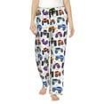 thumbnail image 1 of Bingfone Pajamas for Women,Cartoon Monster Trucks1 Pajama Pants with Pockets-Medium, 1 of 7