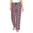 thumbnail image 1 of Bingfone Pajamas for Women,Hand Drawn Strawberry Pajama Pants with Pockets-XX-Large, 1 of 1